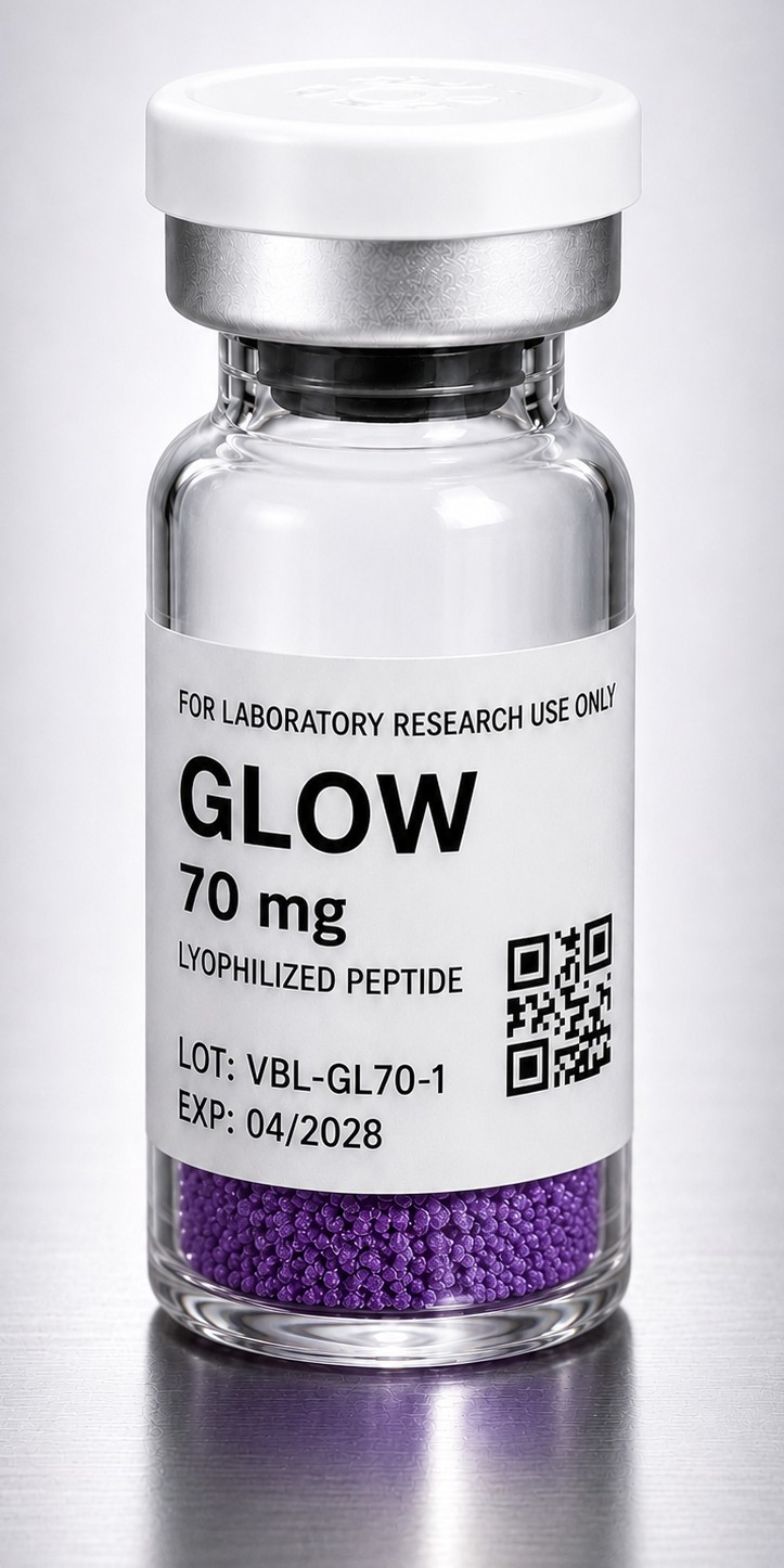 GLOW | GHK-Cu + BPC-157 + TB-500 Research Blend