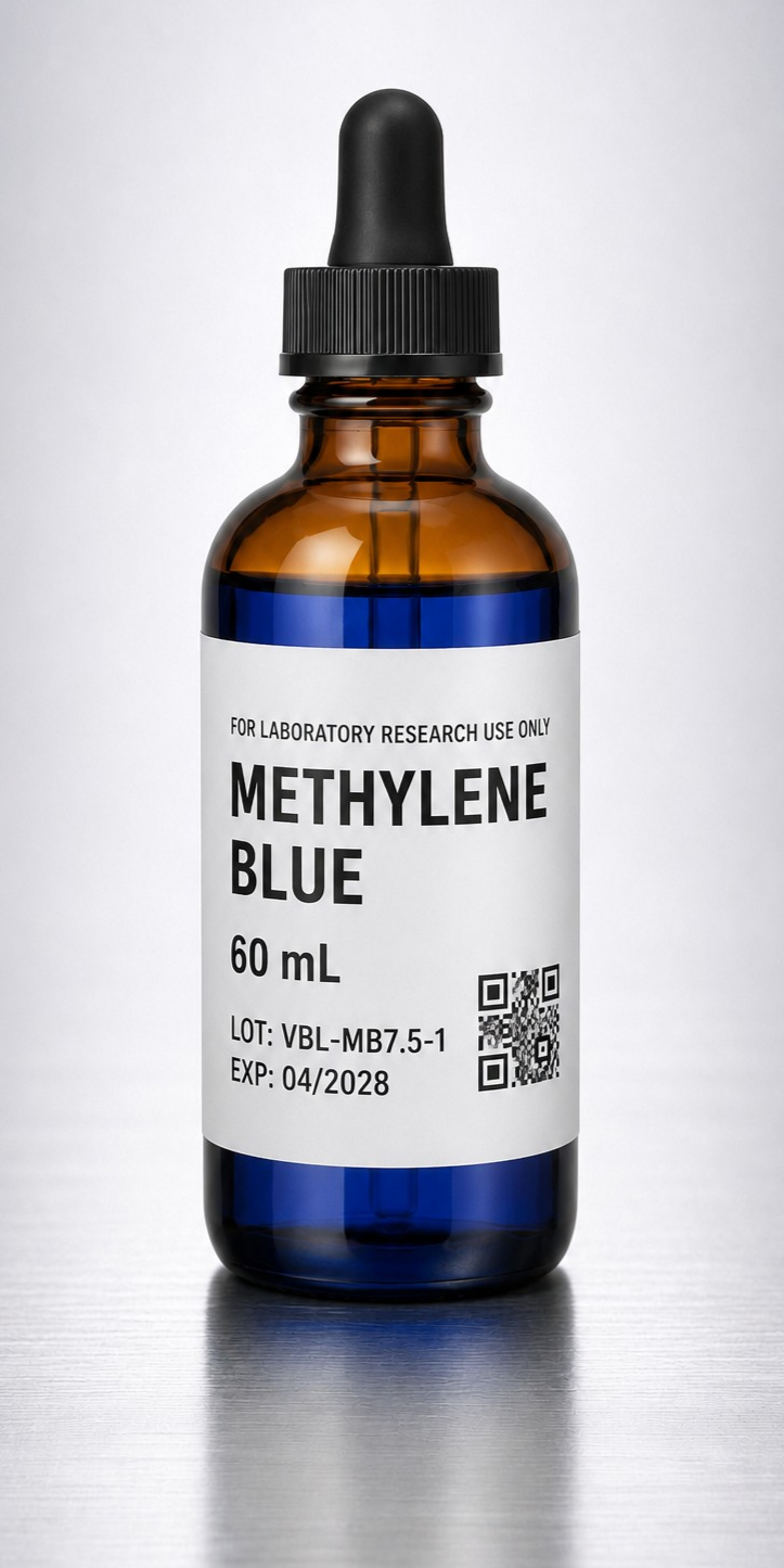 Methylene Blue, 60 ml bottle, laboratory reference material