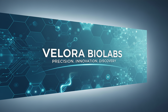 Generate a banner for VELORA BIOLABS 